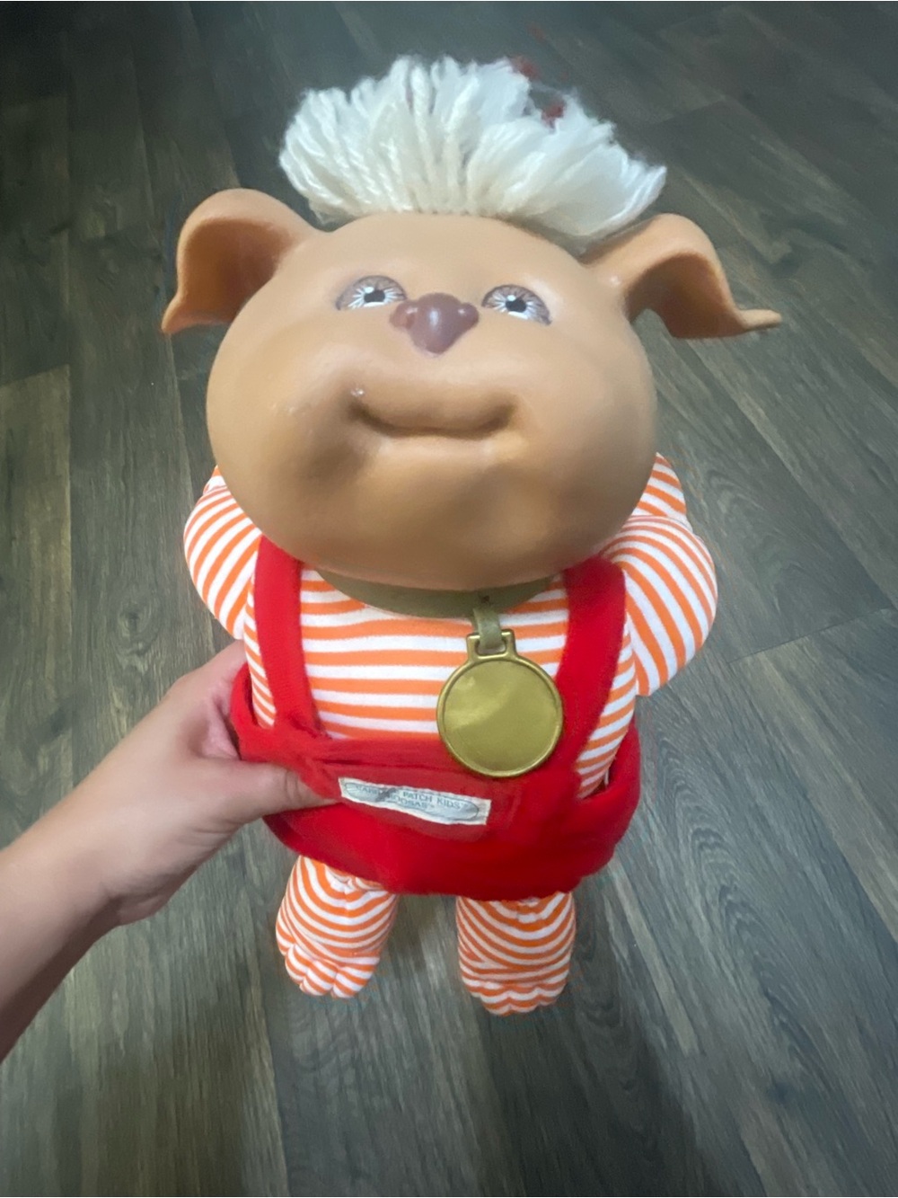 Vintage “1985” Cabbage Patch Kids Koosas Dog Blue Signature